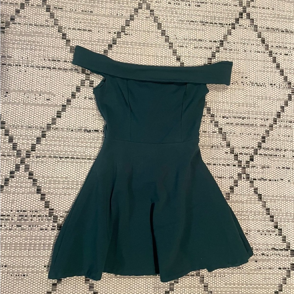 Elegant Off-Shoulder Black Dress